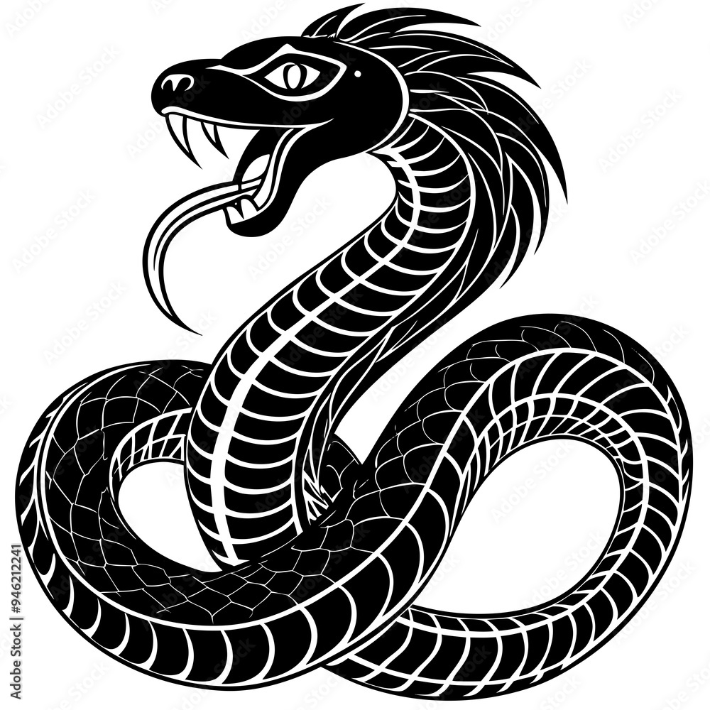 Fototapeta premium Animals silhouette vector image