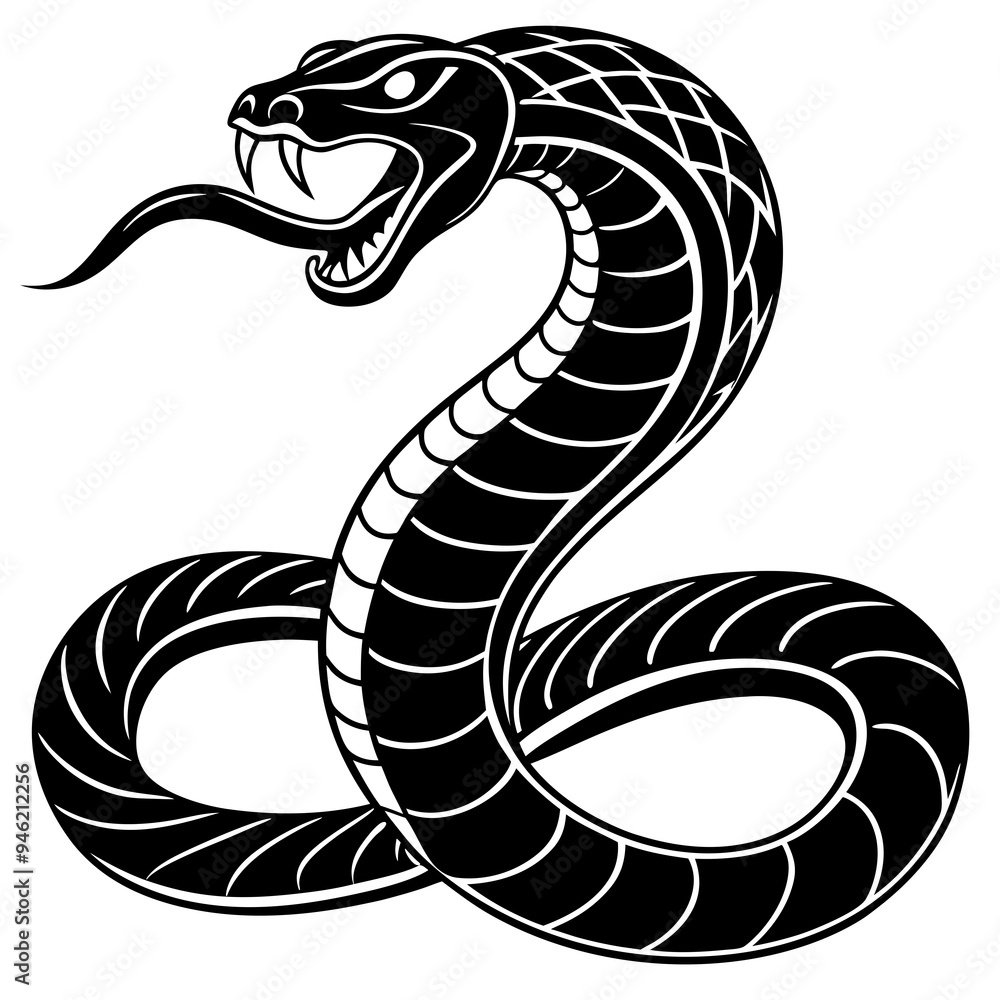 Fototapeta premium Animals silhouette vector image