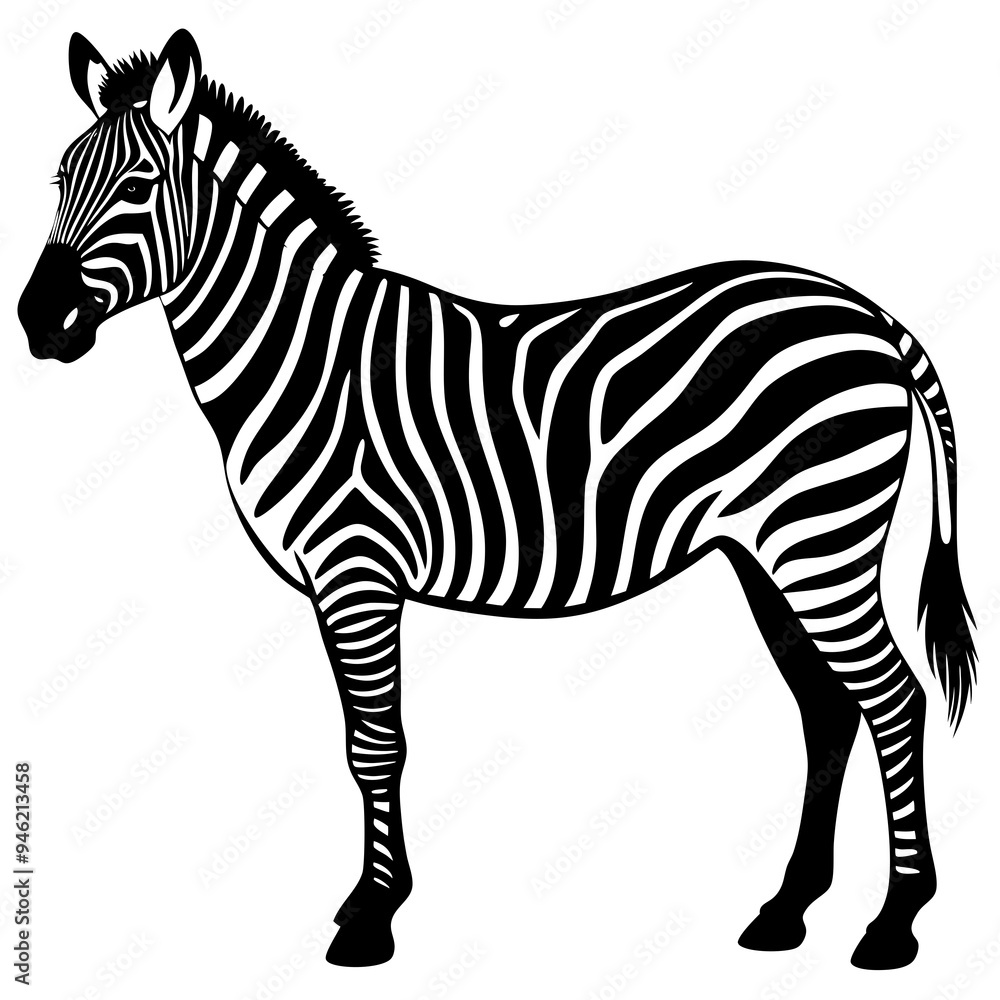 Fototapeta premium Animals silhouette vector image