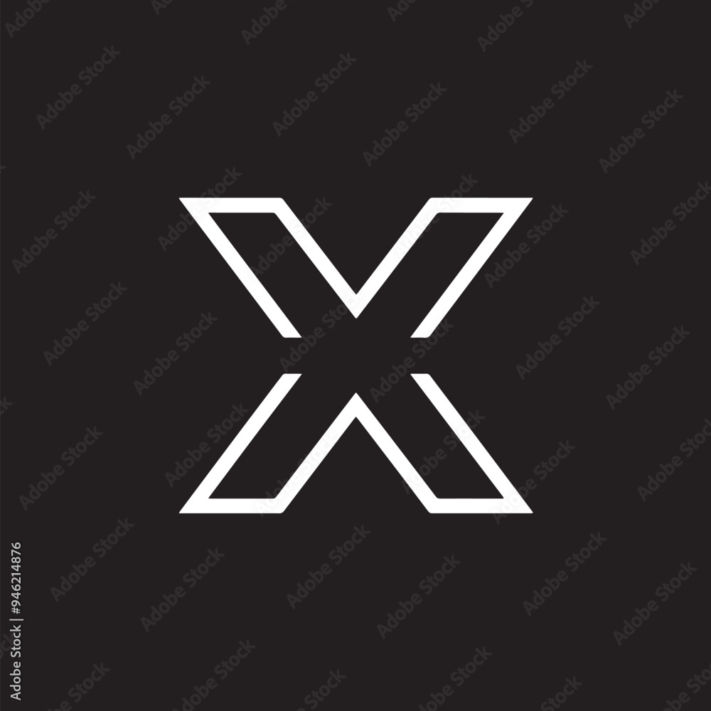 X letter logo icon design vector X letter logo icon design vector