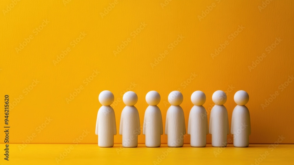 Strategic HR management, benefits and onboarding synergy, employee satisfaction, modern workplace, yellow background, text space. Strategic HR management, benefits and onboarding synergy, employee satisfaction, modern workplace, yellow background, text space.