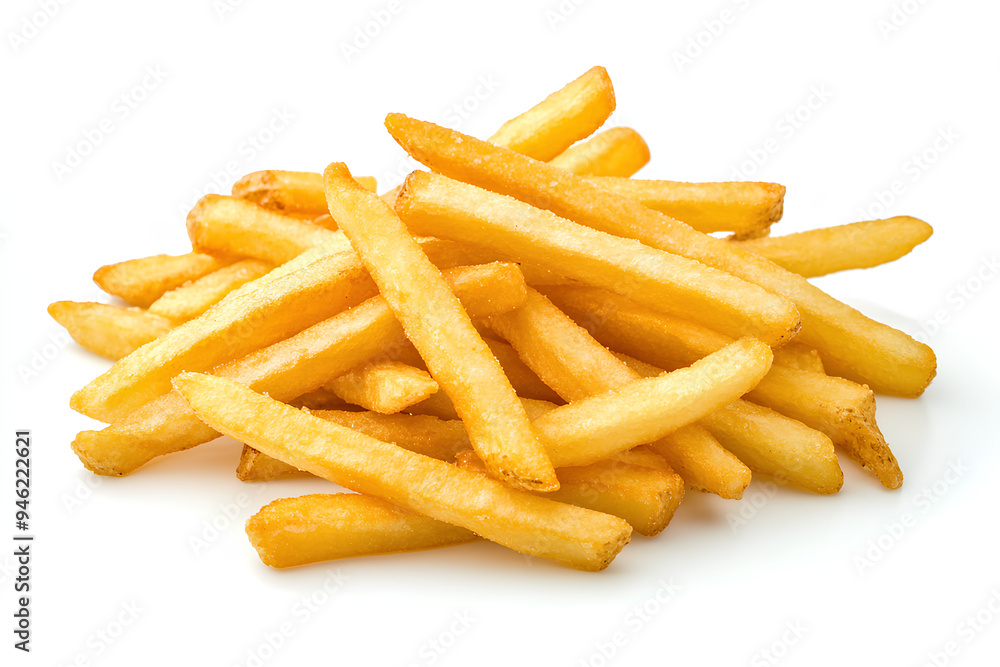 French Fries, white background French Fries, white background