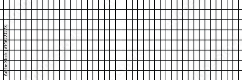 Seamless metal grid pattern. Net metal grid wire mesh fence texture.  Stripes grid mesh lines pattern. 