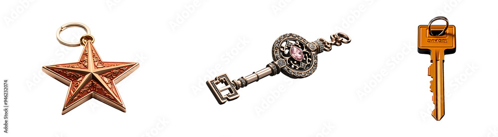 Set, collection of Key Chain Toy isolated on transparent background. Set, collection of Key Chain Toy isolated on transparent background.