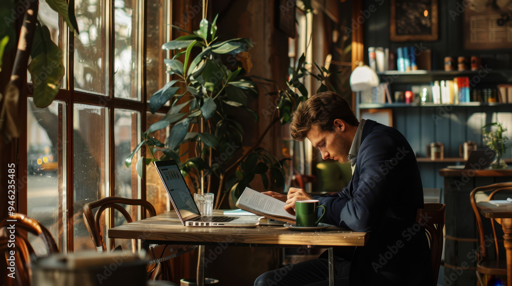 The Man Reading Book
