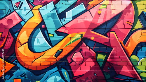 Wallpaper Mural Wall art in an alleyway wall art in a corner pop art graffiti and modern doodle styles. Torontodigital.ca