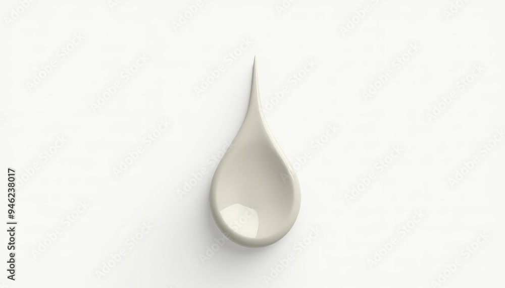 Modern minimalist design A single sleek spoon Modern minimalist design A single sleek spoon