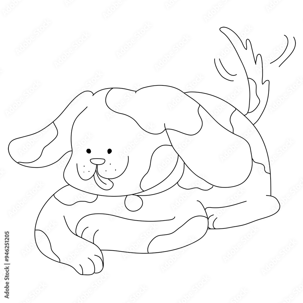 Dog doodle png sticker, blank printable transparent design for children's art project Dog doodle png sticker, blank printable transparent design for children's art project