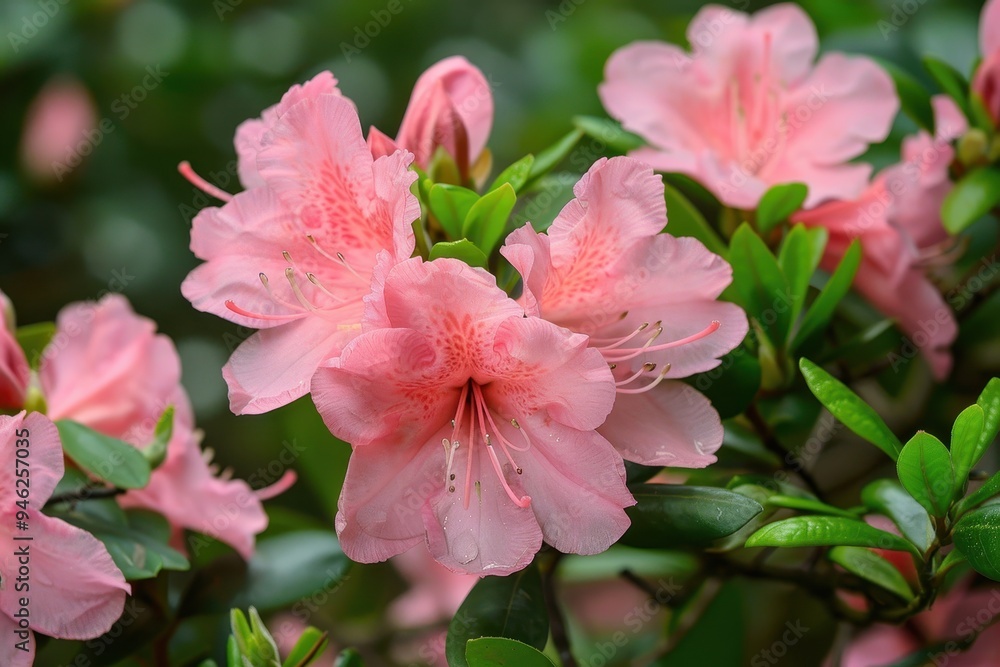 Pink rhododendron species native to East Asia Pink rhododendron species native to East Asia