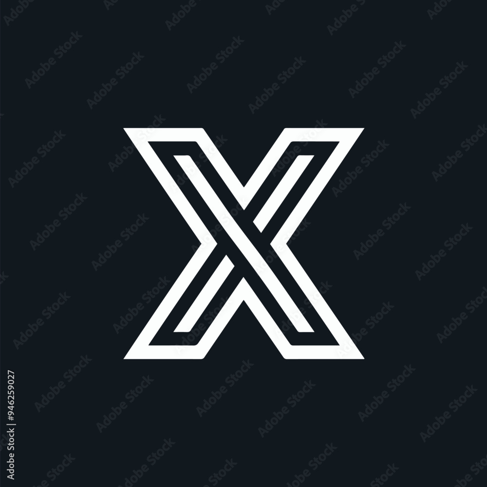 X letter logo icon design vector X letter logo icon design vector