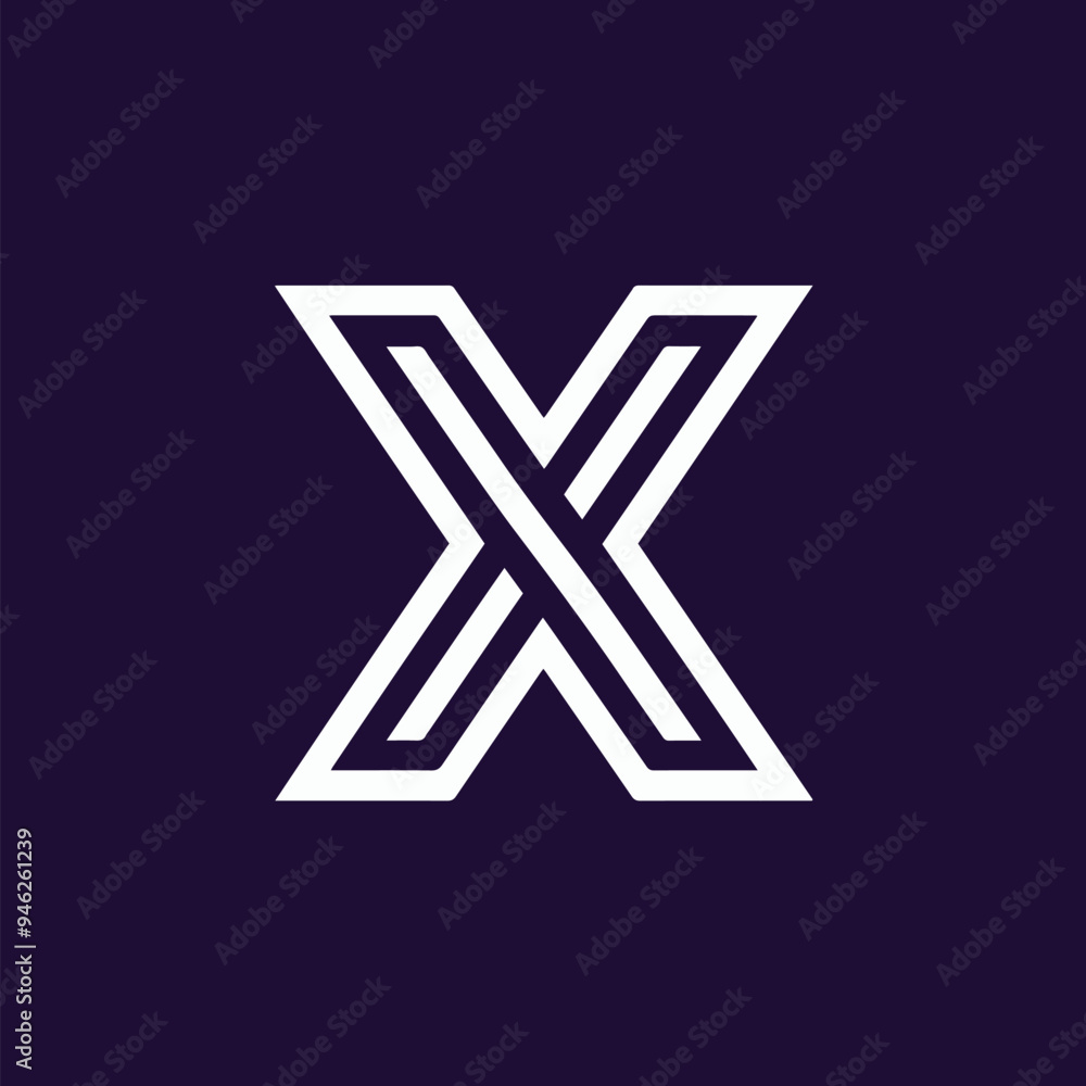 X letter logo icon design vector X letter logo icon design vector