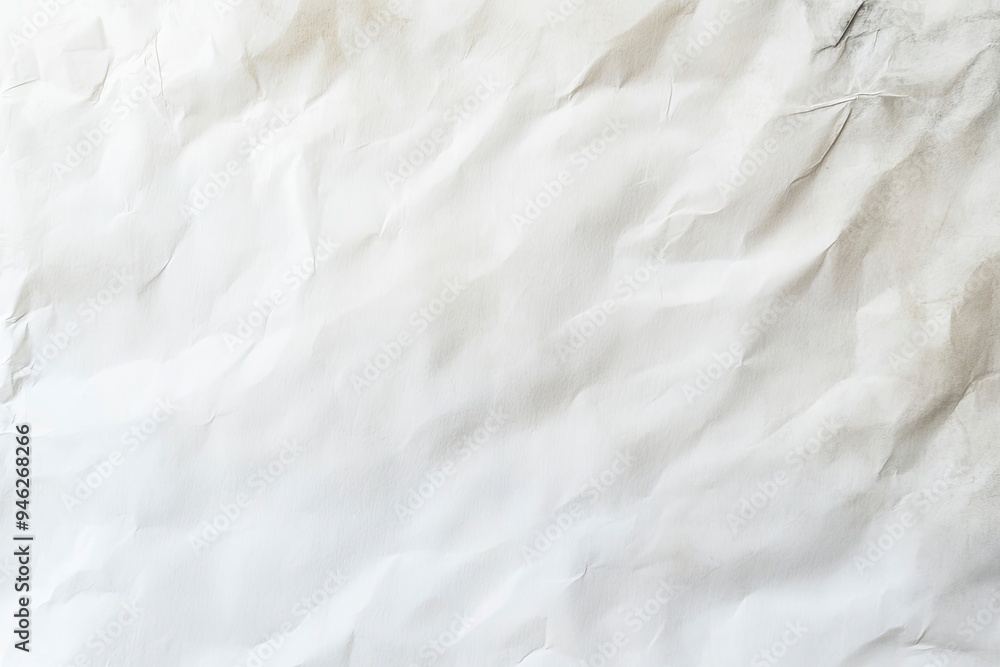 Obraz premium A sheet of white watercolor paper texture as background , ai