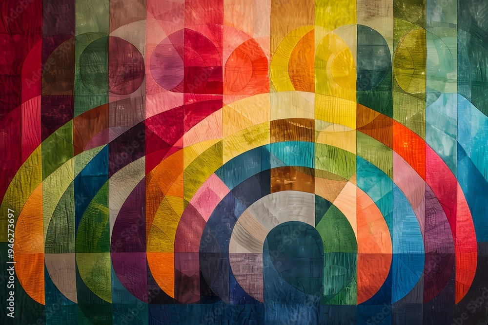 Abstract Geometric Wood Art. Abstract Geometric Wood Art.