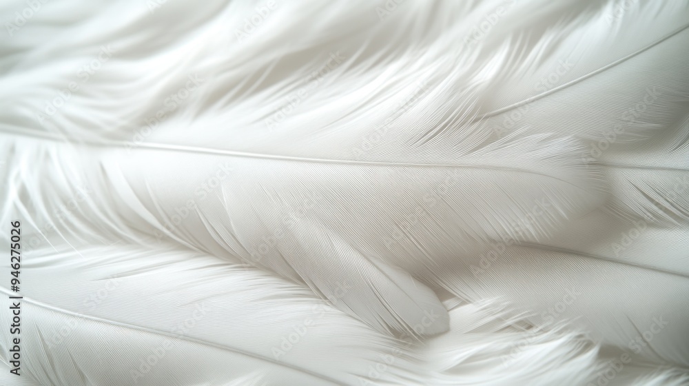 White Feathers Close-up White Feathers Close-up
