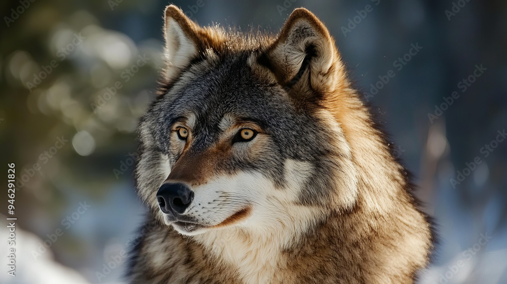 a wallpaper representing a wolf, breathtakingly majestic a wallpaper representing a wolf, breathtakingly majestic
