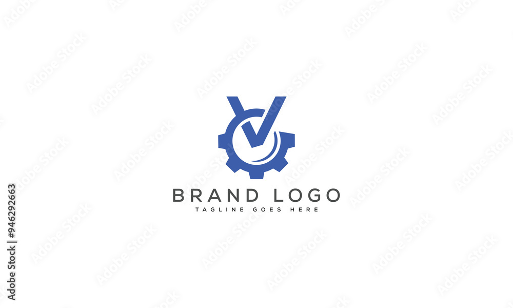 letter V logo design vector template design for brand. letter V logo design vector template design for brand.