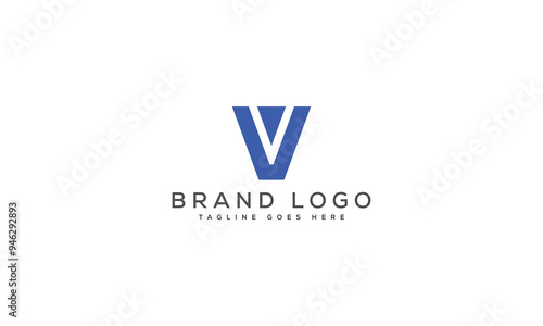 letter V logo design vector template design for brand.