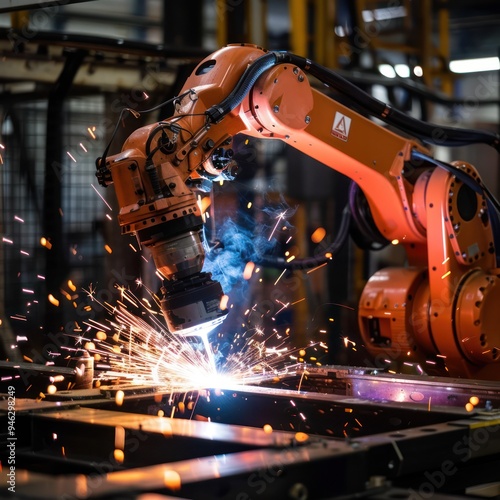 Industrial Robot Welding