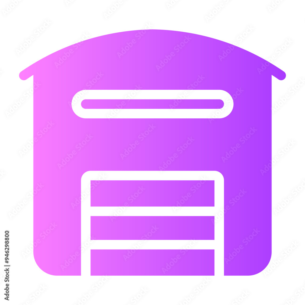 warehouse gradient icon warehouse gradient icon