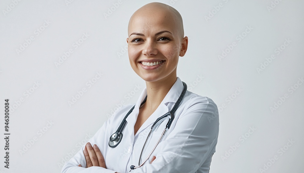Bald Beauty Capturing Strength and Grace in Breast Cancer Awareness Beauty of Woman in concept Breast Cancer Awareness Bald Beauty Capturing Strength and Grace in Breast Cancer Awareness Beauty of Woman in concept Breast Cancer Awareness