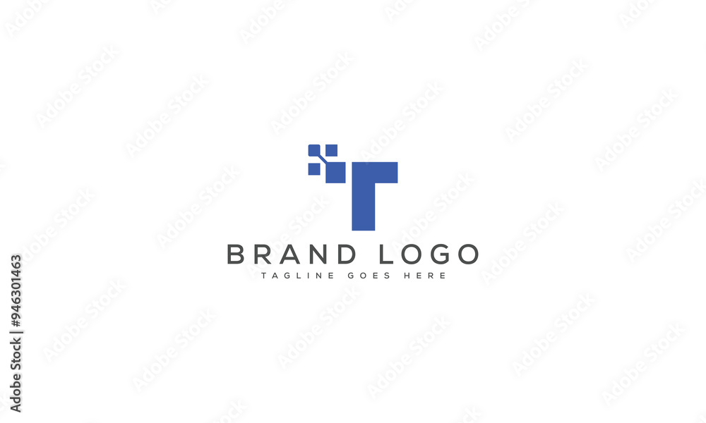 letter T logo design vector template design for brand. letter T logo design vector template design for brand.
