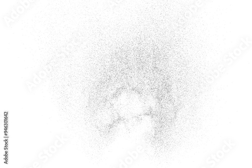 Grain noise texture with center concentrated dot vector illustration
