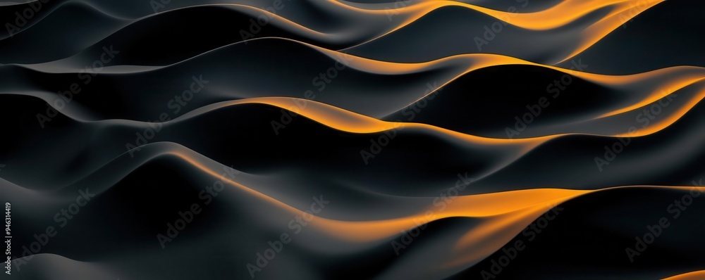 Abstract waves of black and orange create a dynamic and captivating visual effect, perfect for backgrounds or artistic projects. Abstract waves of black and orange create a dynamic and captivating visual effect, perfect for backgrounds or artistic projects.