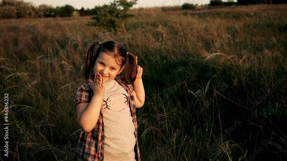A joyful child runs through a golden wheat field at sunset, embracing the magic of childhood. The warm evening sun casts a glow on this carefree moment of outdoor play and adventure. A joyful child runs through a golden wheat field at sunset, embracing the magic of childhood. The warm evening sun casts a glow on this carefree moment of outdoor play and adventure.