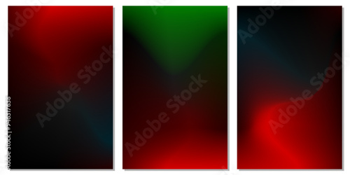Red, and black degradation backgrounds collection for photos, wallpapers, or decoration