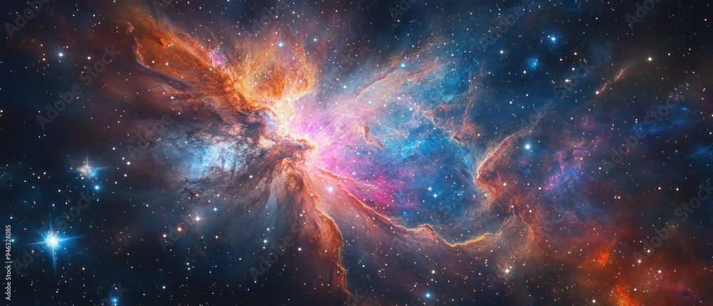 Obraz premium Space Nebula and Stars