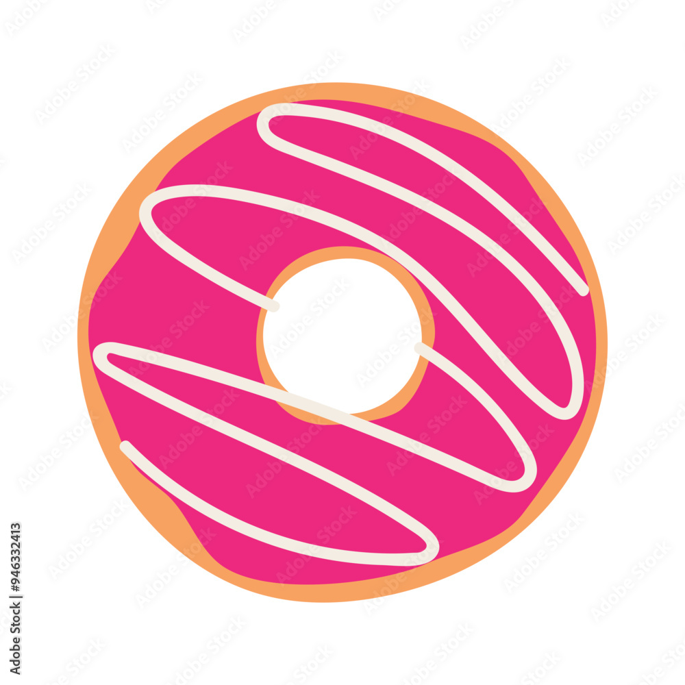 Donut icon Vector Element. Vector illustration Donut icon Vector Element. Vector illustration