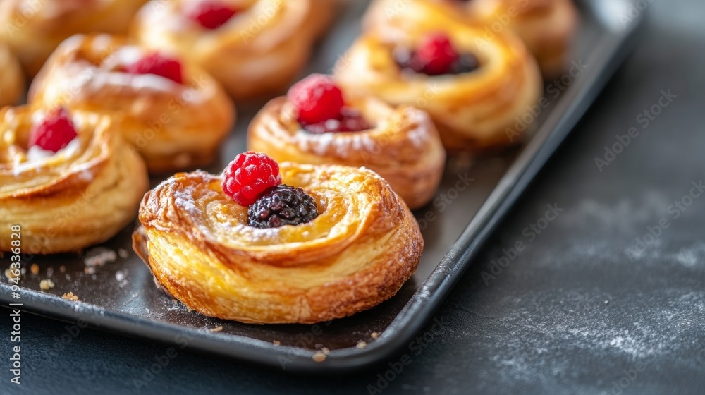 Freshly baked pastry Freshly baked pastry