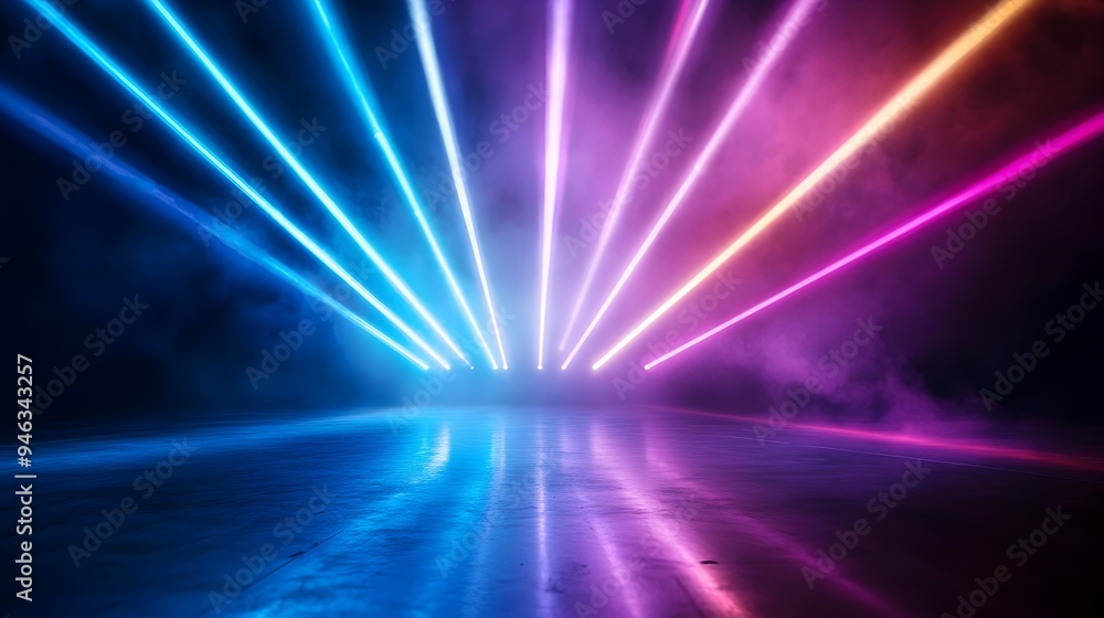 Captivating Futuristic Light Show with Electrifying Kinetic Energy and Dynamic Color Shifting Beams Captivating Futuristic Light Show with Electrifying Kinetic Energy and Dynamic Color Shifting Beams