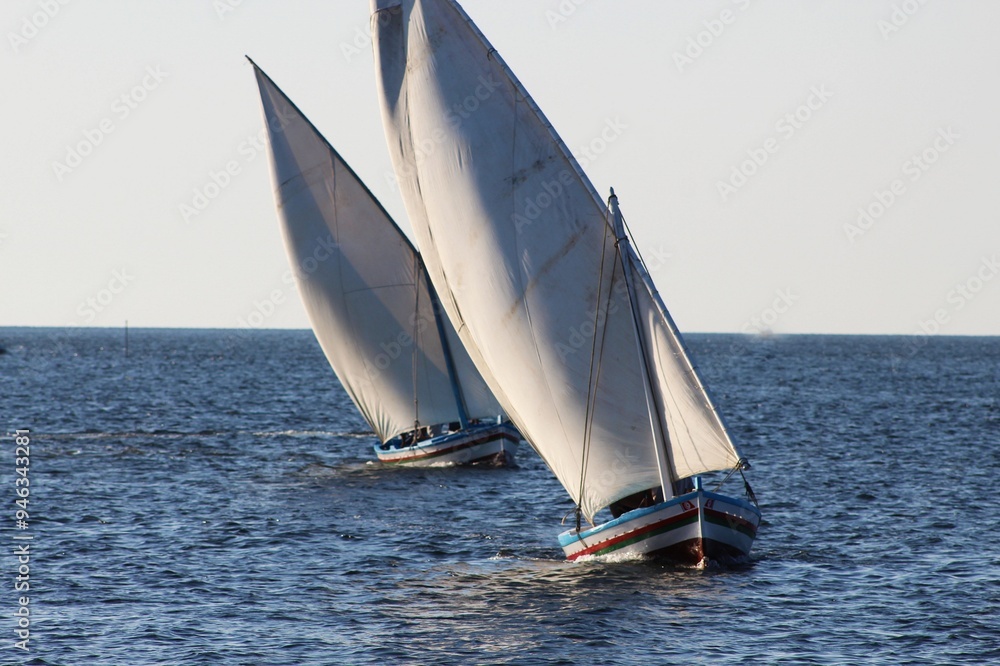 Fototapeta premium sailboat on the sea