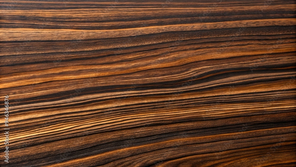 Richly grained ebony wood, featuring dark brown to black hues, with subtle grain patterns, creating a luxurious, high-end, and sophisticated visual statement. Richly grained ebony wood, featuring dark brown to black hues, with subtle grain patterns, creating a luxurious, high-end, and sophisticated visual statement.