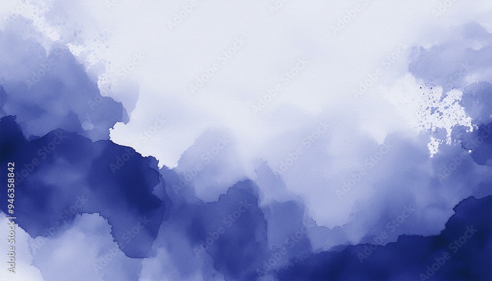 pale navy watercolor texture background Generative AI pale navy watercolor texture background Generative AI