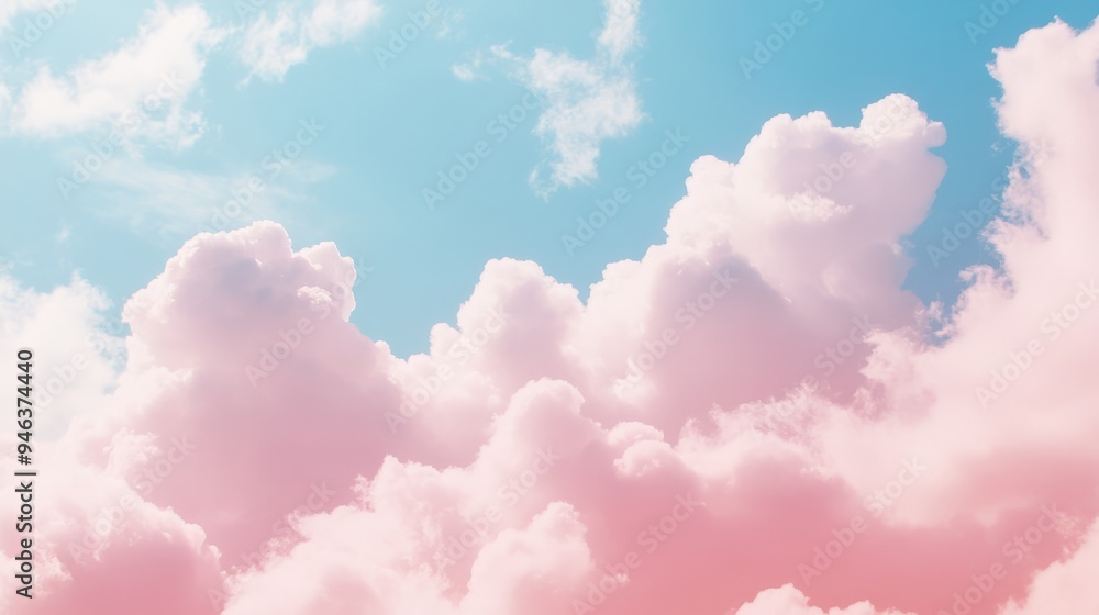 A pink and white cloud that is in the sky A pink and white cloud that is in the sky