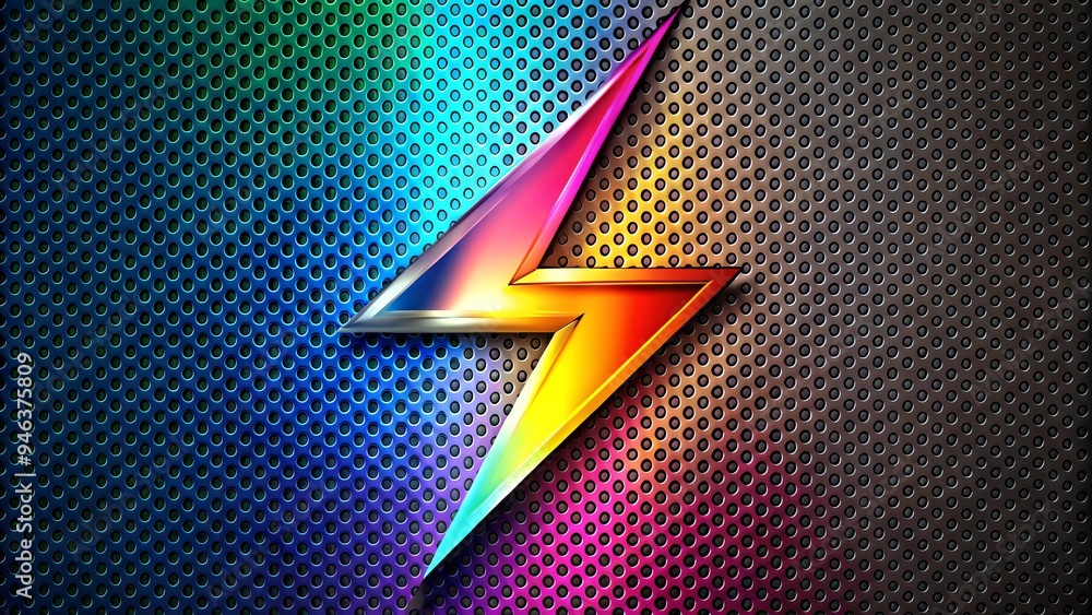 Vibrant, modern logo design featuring stylized lightning bolt symbol ...