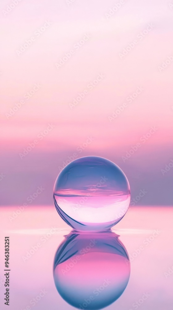 A pink ball in the sky A pink ball in the sky
