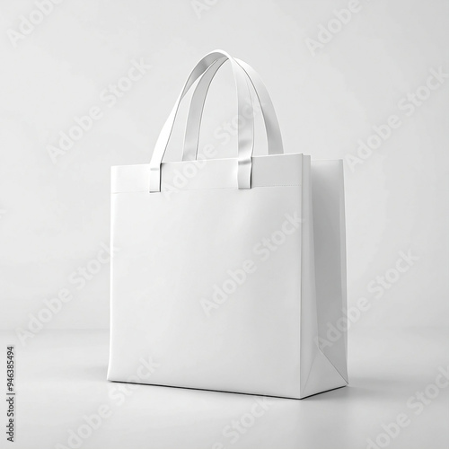 Wallpaper Mural White shopping bag Torontodigital.ca