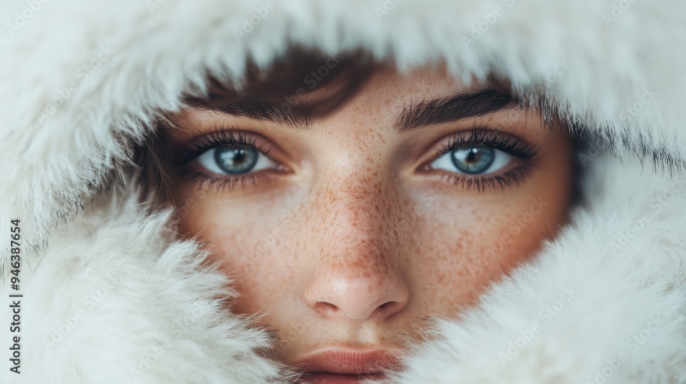 A close-up texture of fluffy white material, reminiscent of fur. The soft and detailed depiction can evoke feelings of warmth and comfort, representing luxury and coziness. A close-up texture of fluffy white material, reminiscent of fur. The soft and detailed depiction can evoke feelings of warmth and comfort, representing luxury and coziness.