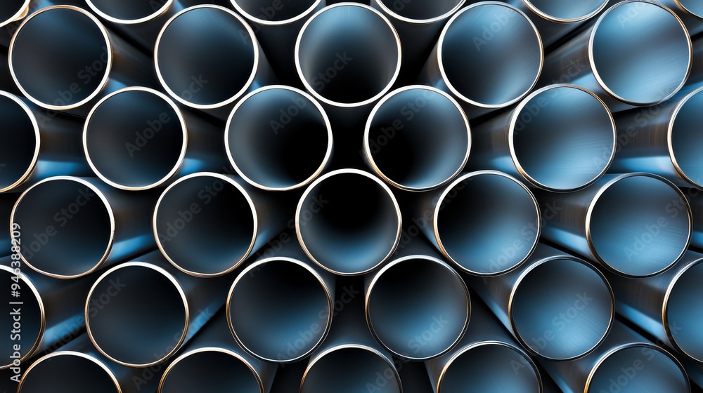 High-resolution close-up of a boiler tubes bundle, showcasing the seamless connections and robust materials used in refinery and petrochemical plants High-resolution close-up of a boiler tubes bundle, showcasing the seamless connections and robust materials used in refinery and petrochemical plants