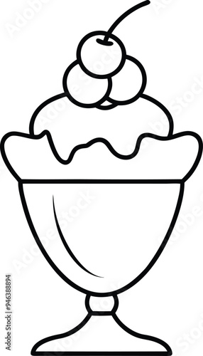 Yummy sundae coloring book with toppings and cherries kids can color and have fun with
