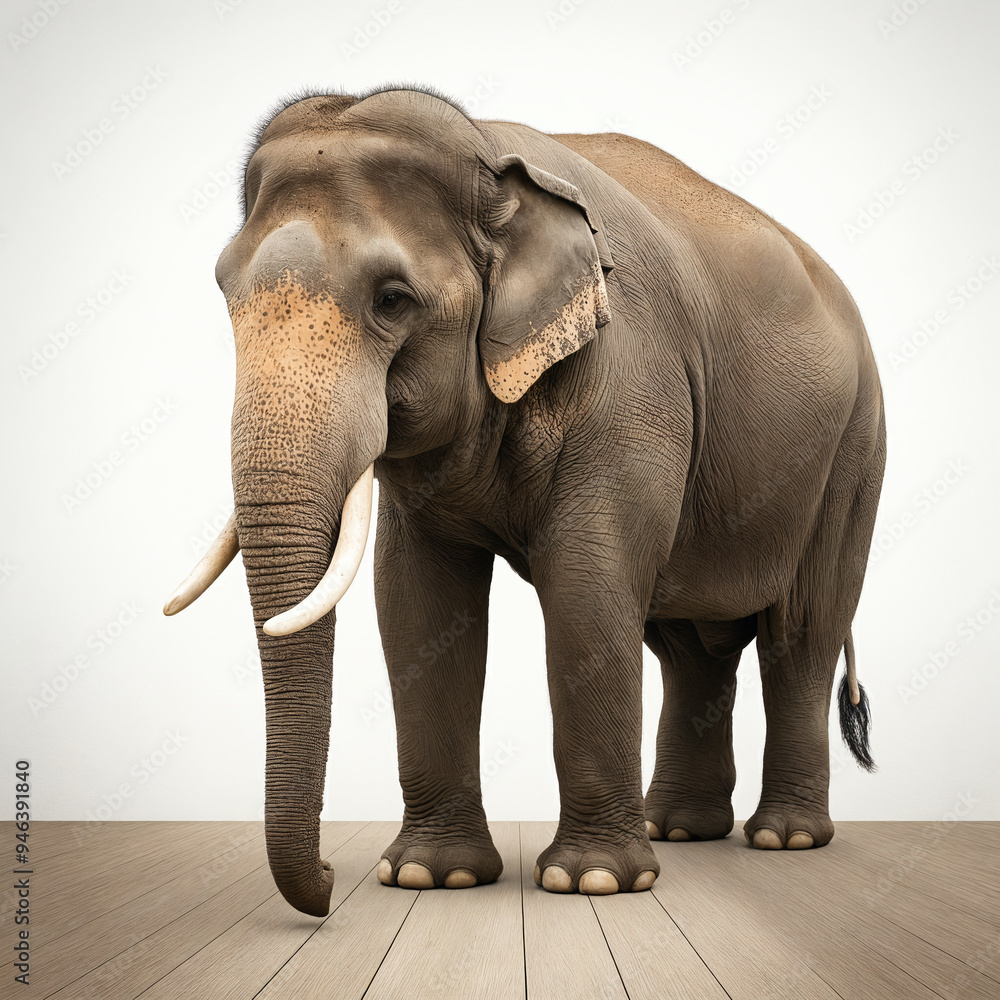 Obraz premium Majestic Elephant in a Room