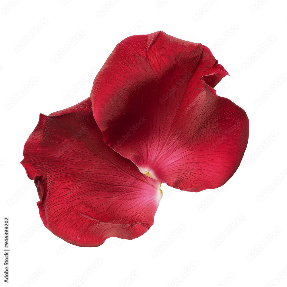 Red Rose Petal Isolated on a Transparent Background Red Rose Petal Isolated on a Transparent Background