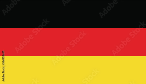 Flag of germany, flat vector