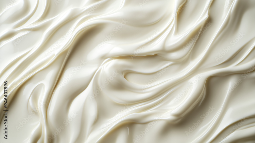 Smooth creamy white surface with subtle swirls and flowing patterns Smooth creamy white surface with subtle swirls and flowing patterns