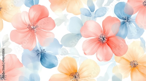 Watercolor Floral Pattern