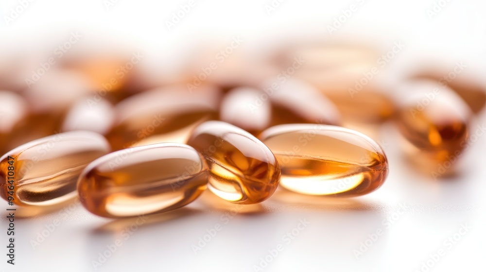 A close-up image of numerous golden soft gel capsules, emphasizing their smooth texture and translucent appearance, commonly used in health supplements. A close-up image of numerous golden soft gel capsules, emphasizing their smooth texture and translucent appearance, commonly used in health supplements.