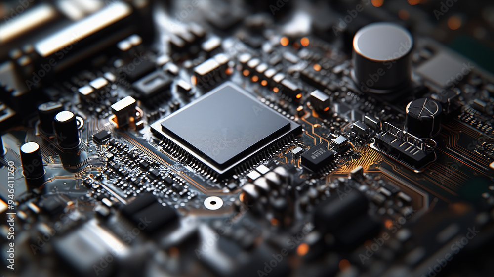 Modern microchip Modern microchip
